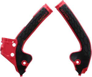 ACERBIS X-Grip Frame Guards - Red/Black 2686041018