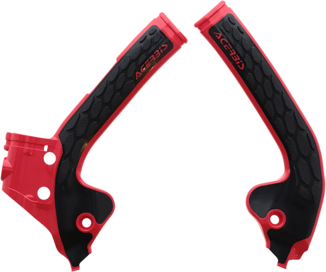 ACERBIS X-Grip Frame Guards - Red/Black 2686041018
