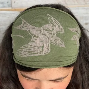 Barn Swallow Headband - Green