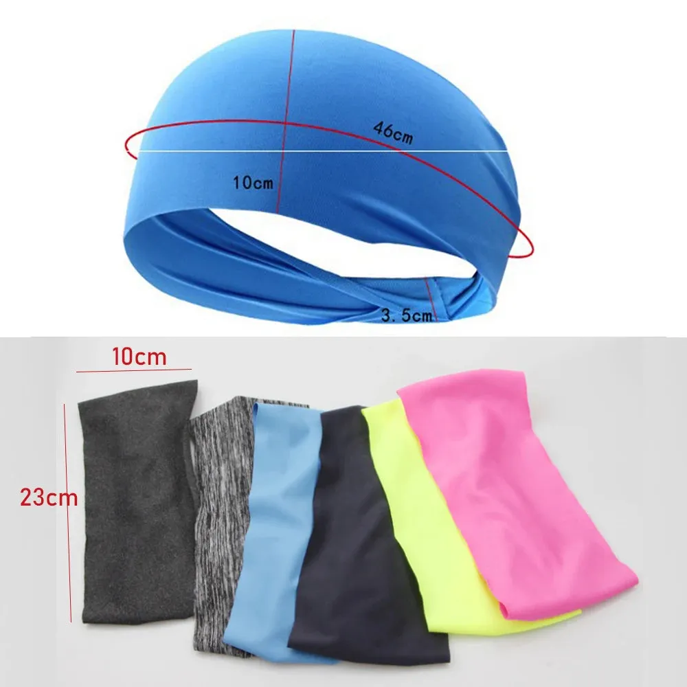 Elastic Yoga Headband for Running & Gym - Unisex