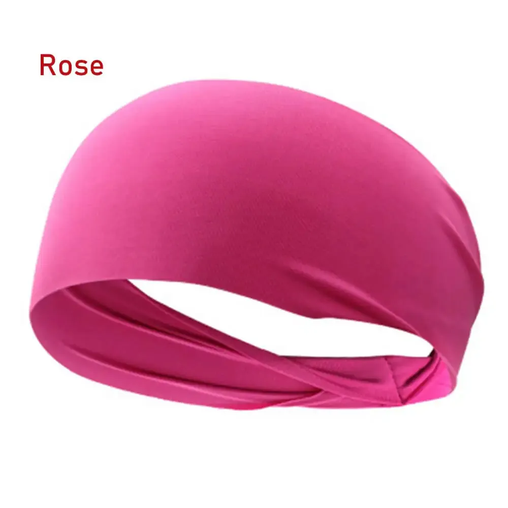 Elastic Yoga Headband for Running & Gym - Unisex