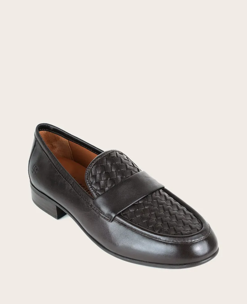 GENTLE SOULS - Crew Woven Leather Loafer