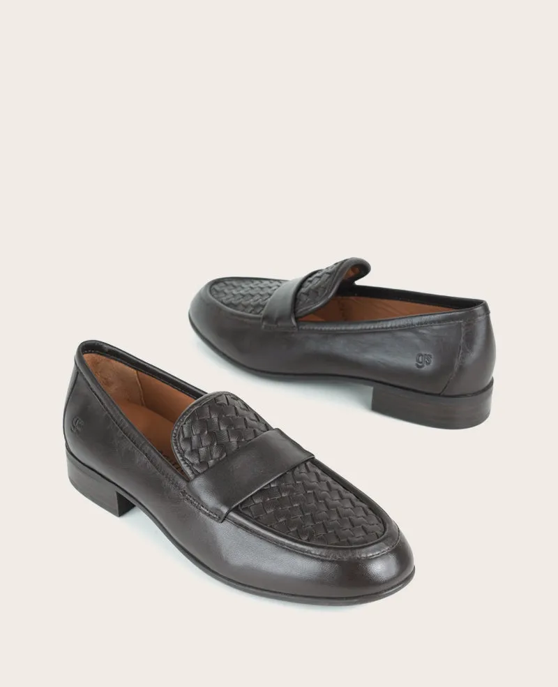 GENTLE SOULS - Crew Woven Leather Loafer