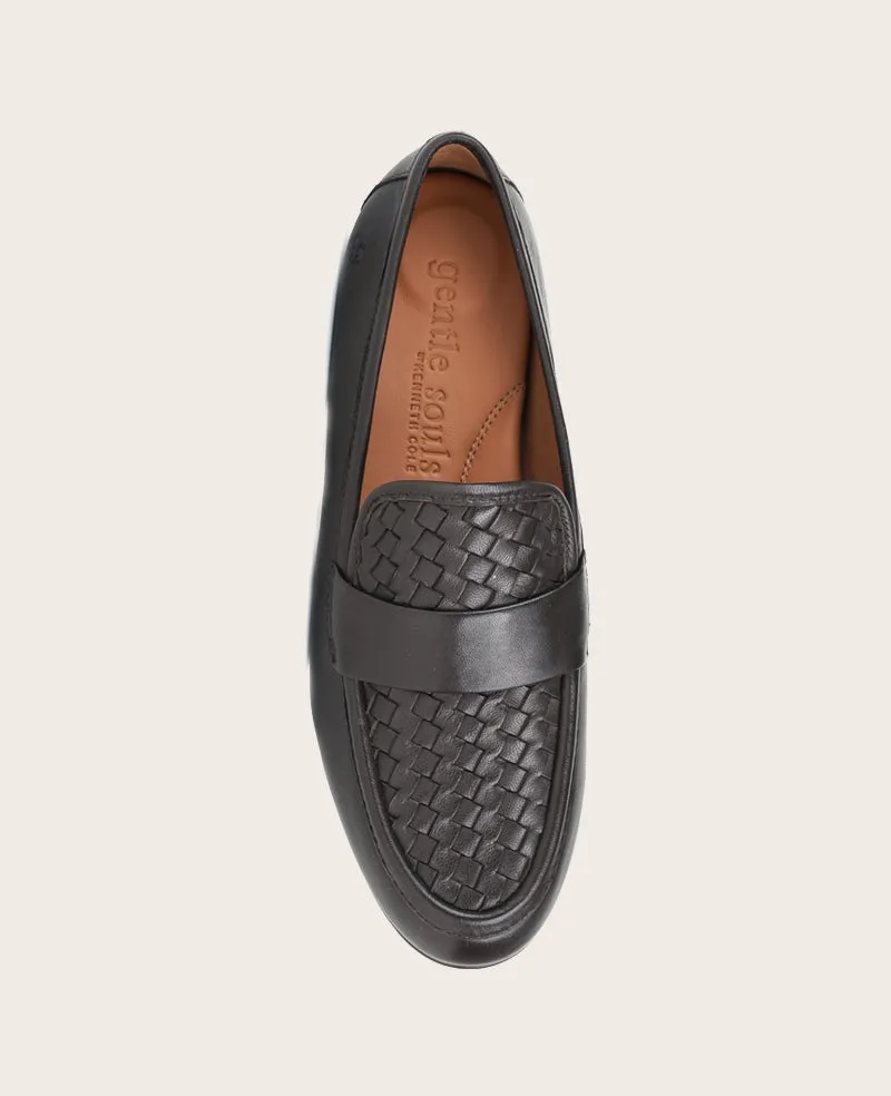 GENTLE SOULS - Crew Woven Leather Loafer