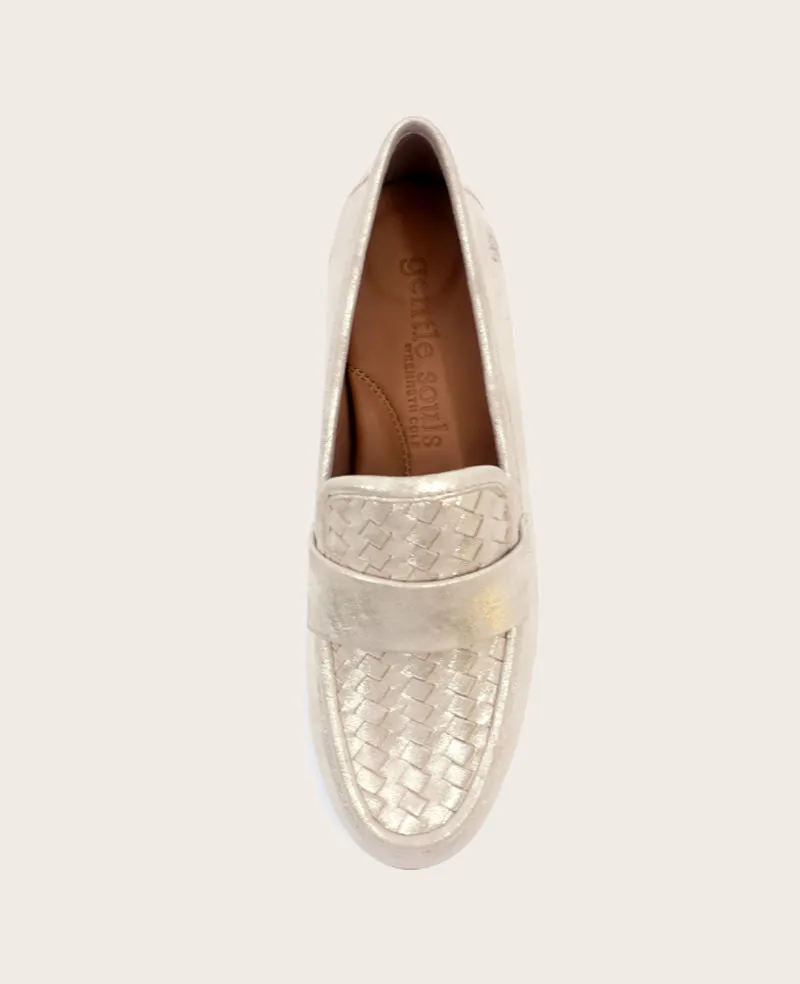 GENTLE SOULS - Crew Woven Metallic Loafer
