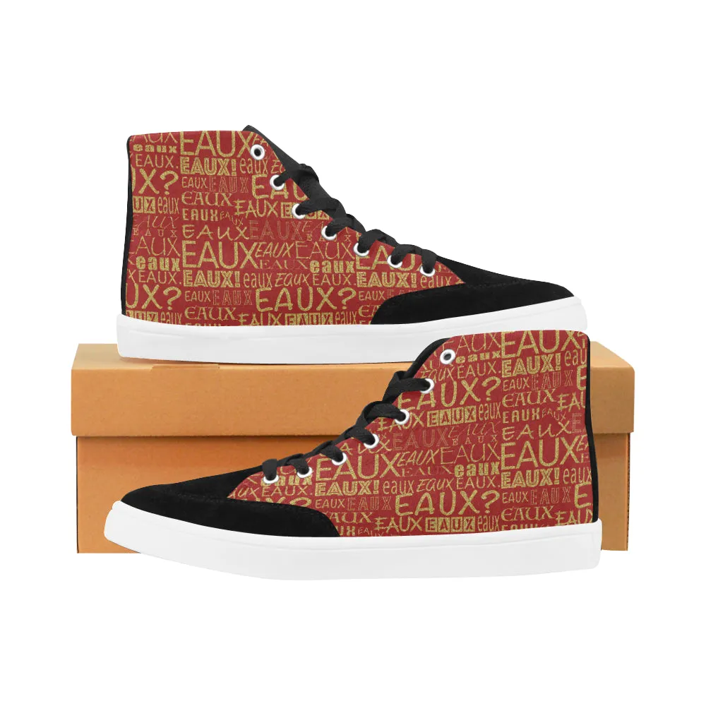 GOLD ALLEAUXVER WOMEN'S HI-TOP SHOES