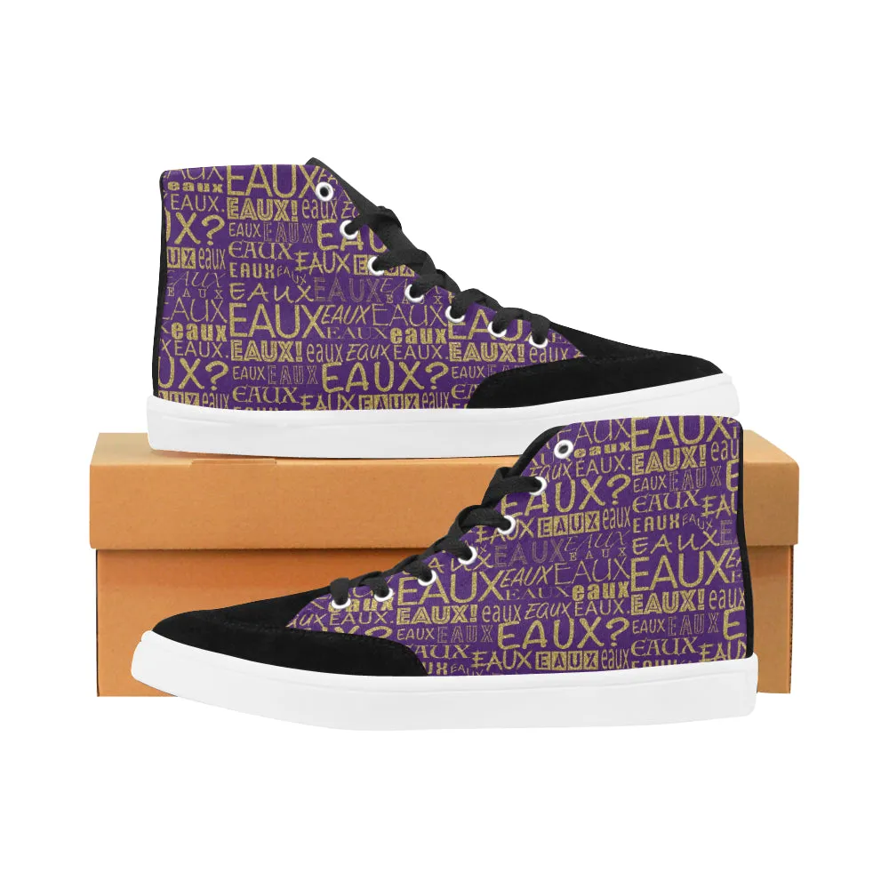 GOLD ALLEAUXVER WOMEN'S HI-TOP SHOES