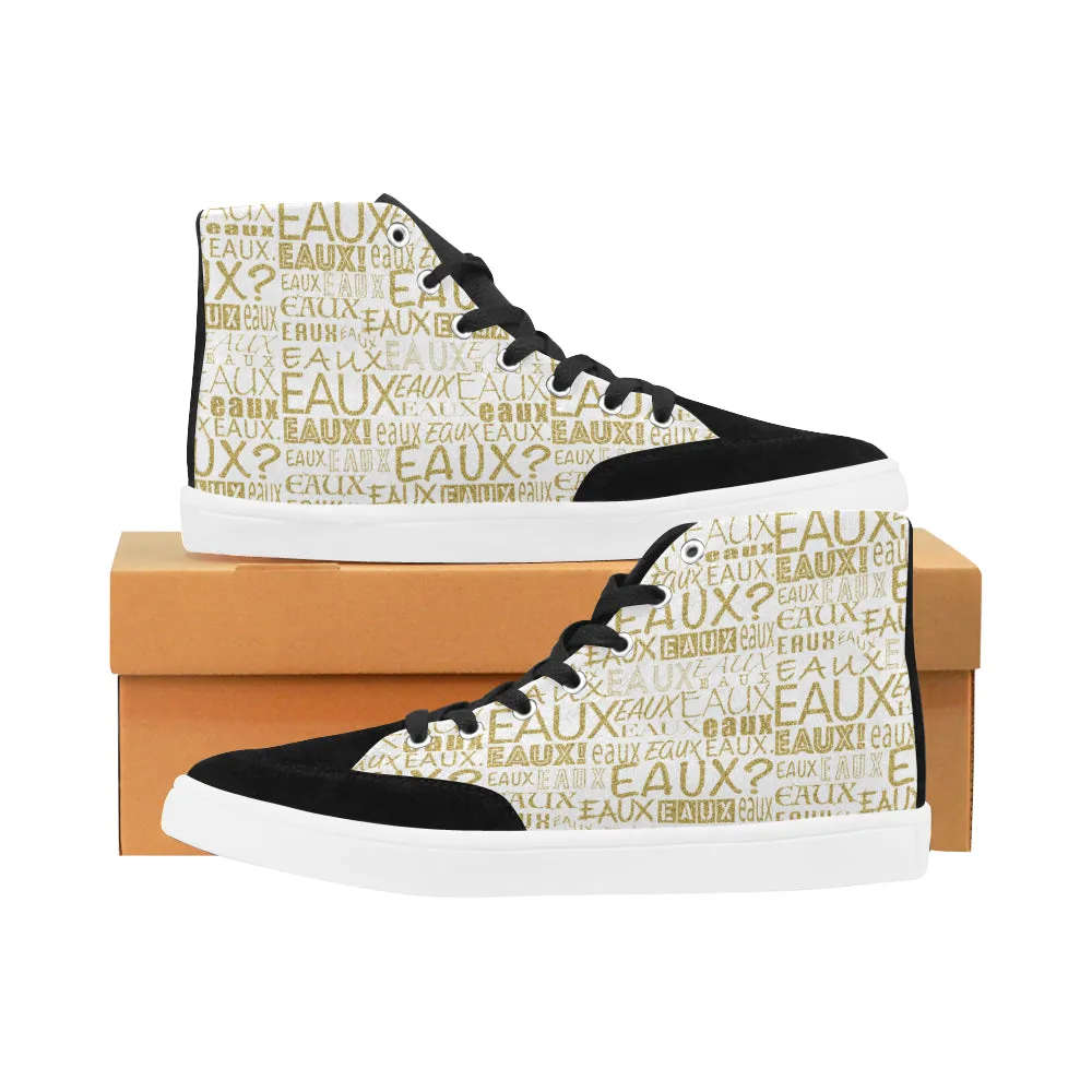 GOLD ALLEAUXVER WOMEN'S HI-TOP SHOES