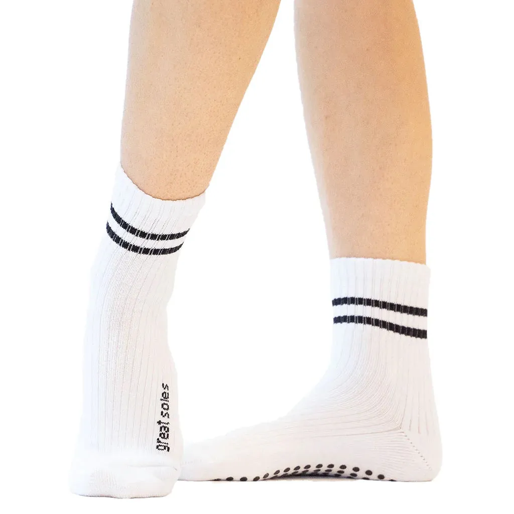Greer Ankle Crew Grip Sock - (Barre / Pilates)