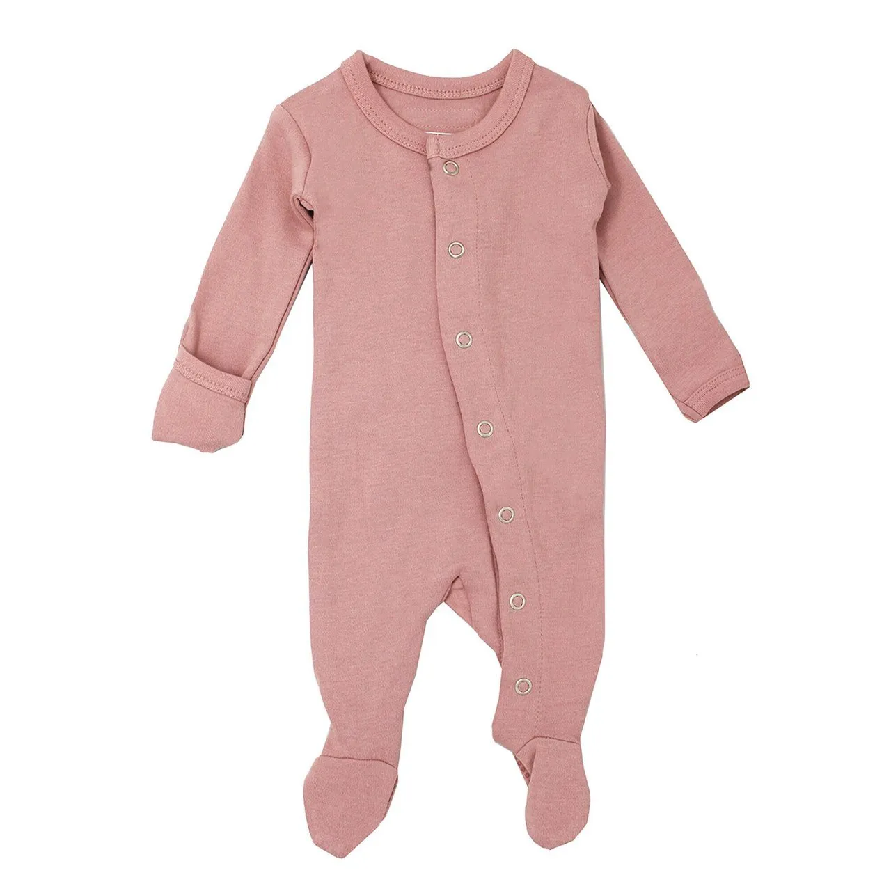 L'oved Baby Organic Footie - Mauve