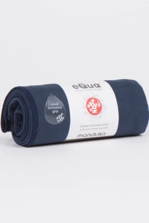 MANDUKA // eQUA HAND YOGA TOWEL - MIDNIGHT