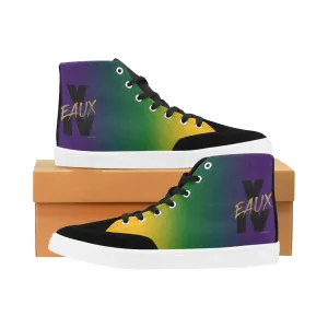 MARDI GRAS WOMEN'S HI TOP SHOES