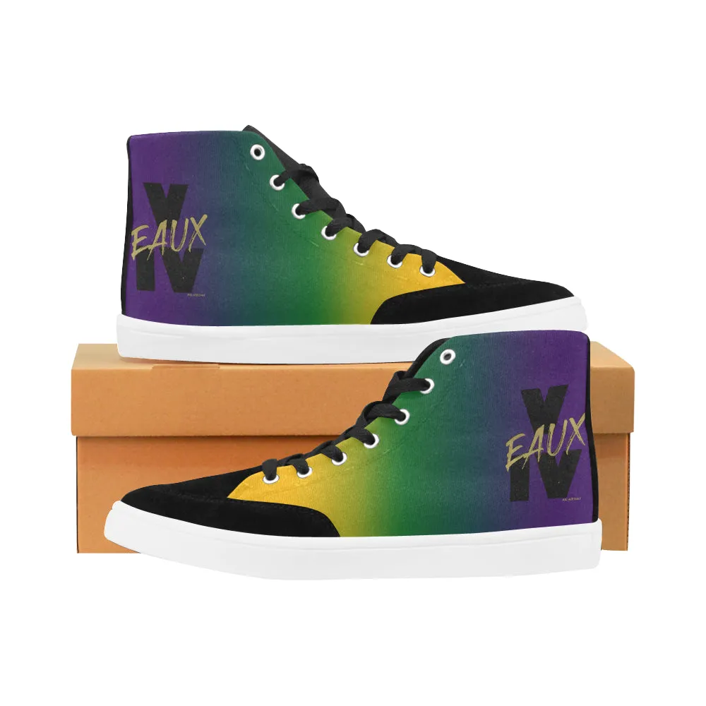 MARDI GRAS WOMEN'S HI TOP SHOES