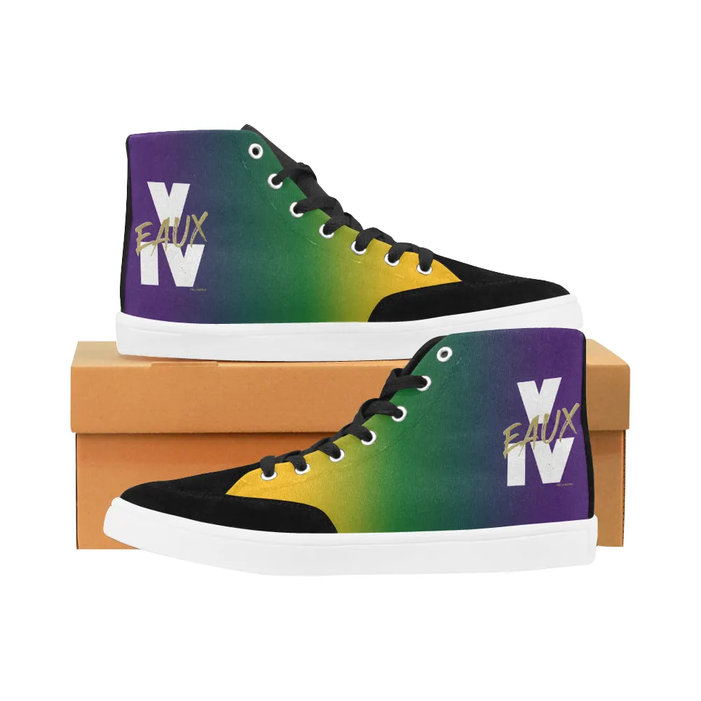 MARDI GRAS WOMEN'S HI TOP SHOES