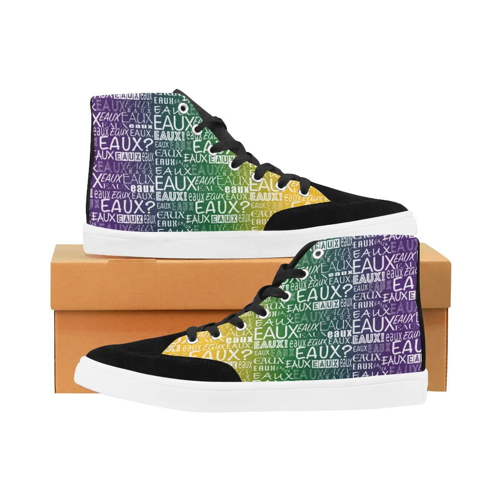 MARDI GRAS WOMEN'S HI TOP SHOES