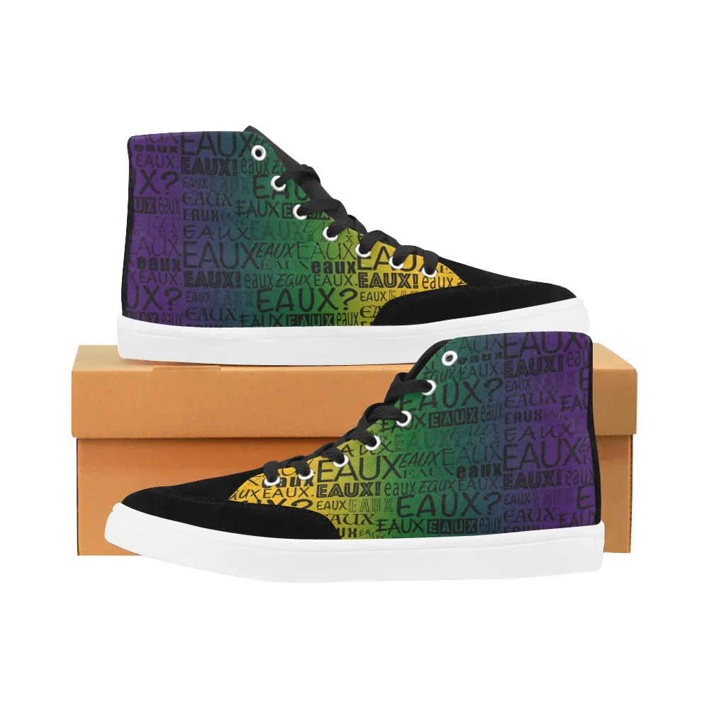 MARDI GRAS WOMEN'S HI TOP SHOES