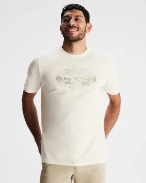 Men's Ridgeline Organic Cotton T-shirt - Natural