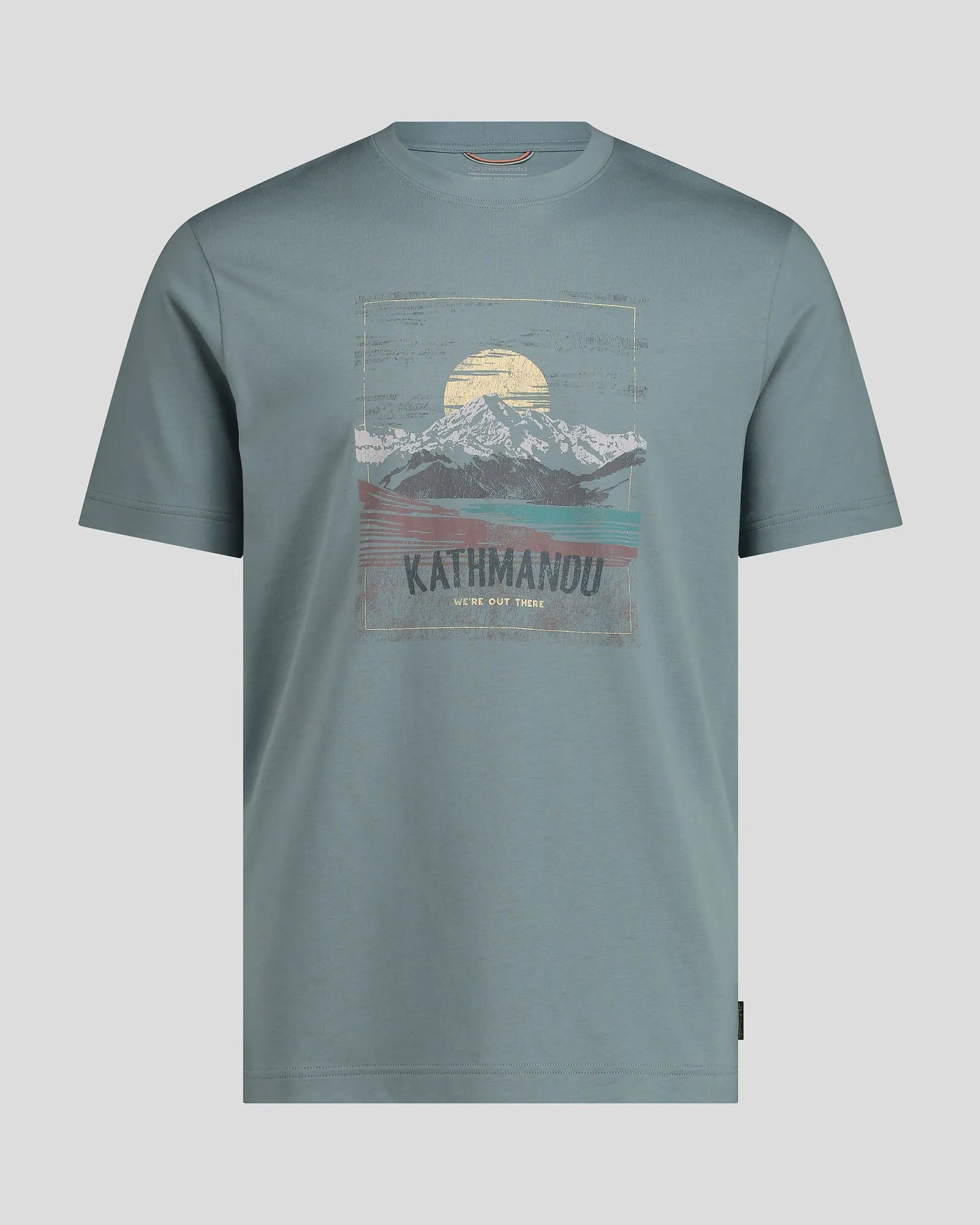 Mt Cook Mns Organic Cotton S/S Tee - Vapor