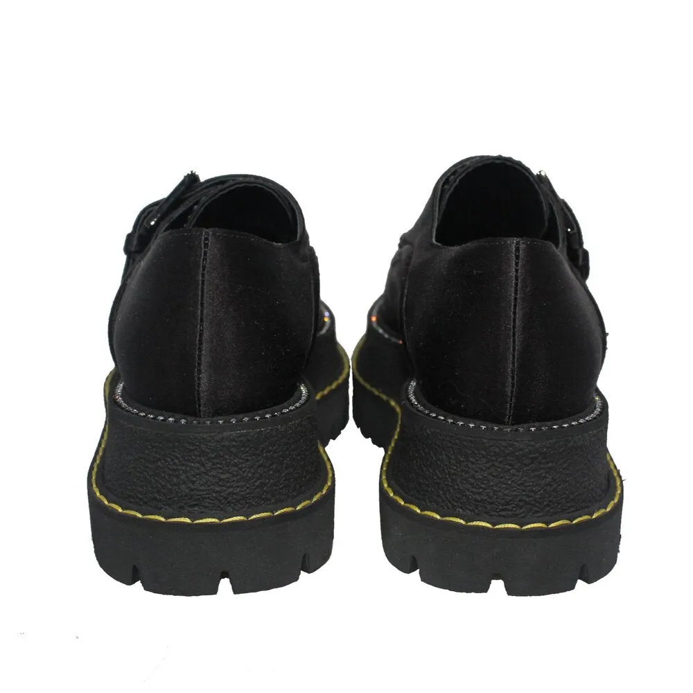 Platform Monk-Strap Loafers Sz 7
