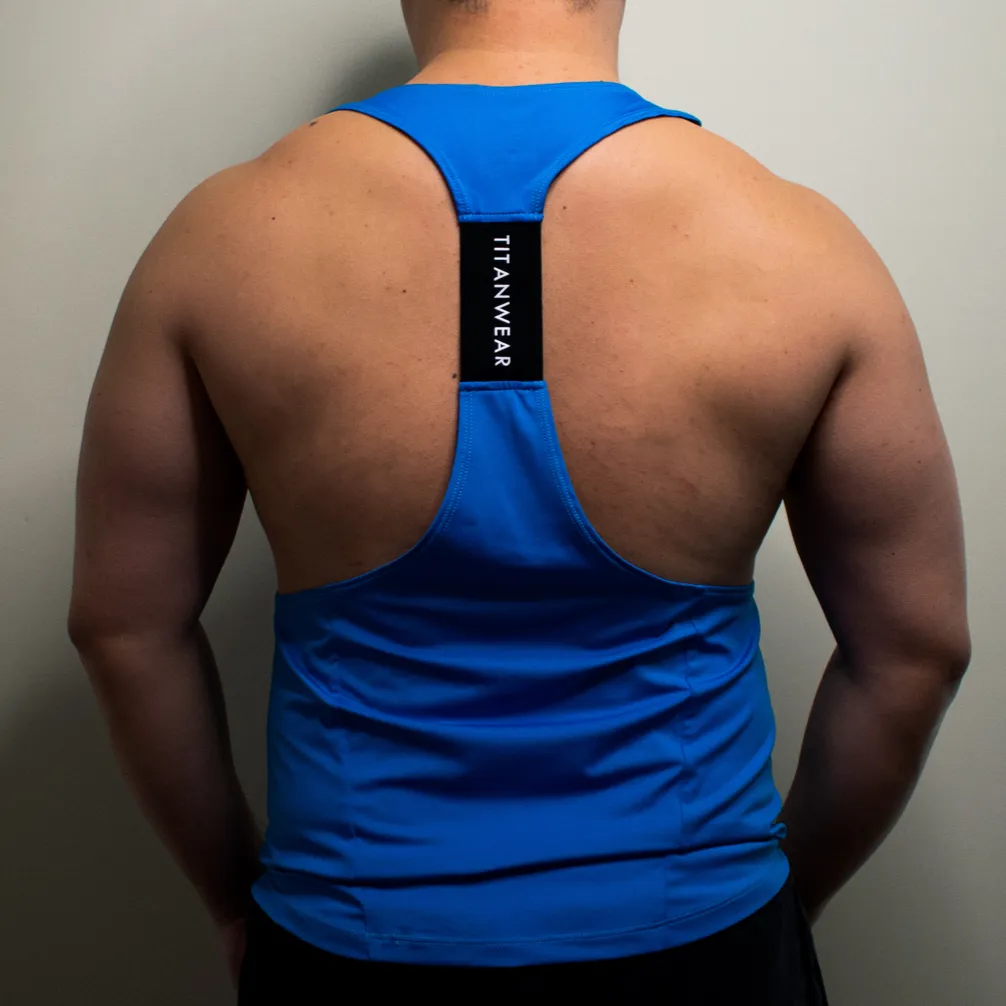 Poly Spandex Blue Stringer