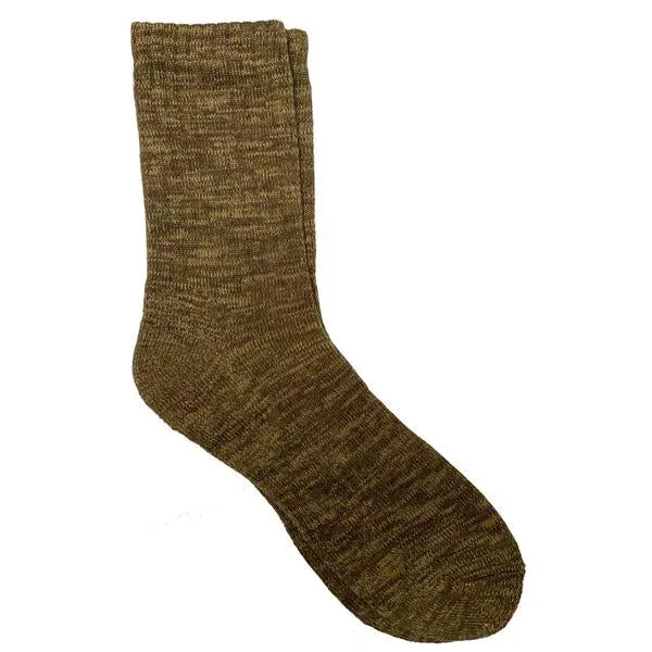Random Knit High Ankle Socks (Green)