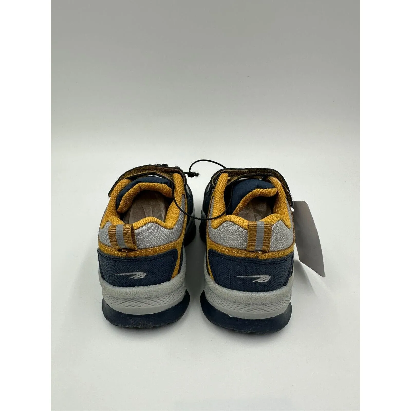 Small Kid Size 7, Low Top Navy and Gray Hikers