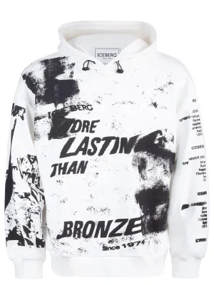 Splash Writting 5C Hoodie (Cream) - I24E08063171102