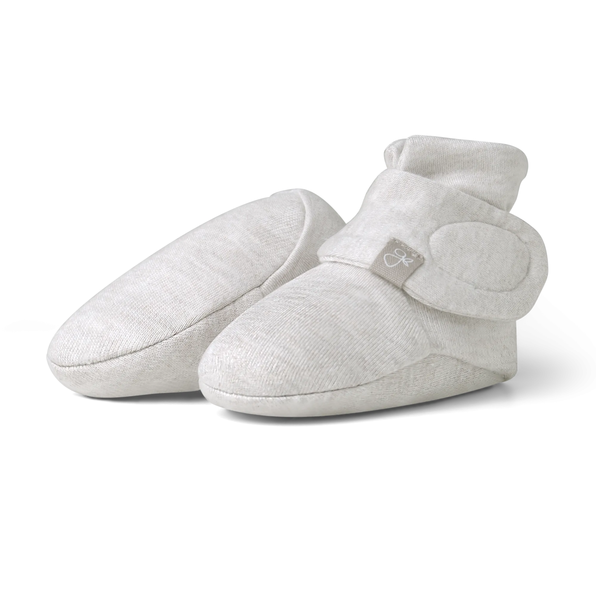 Viscose Bamboo   Organic Cotton Baby Boots - Storm Gray: 0-3M