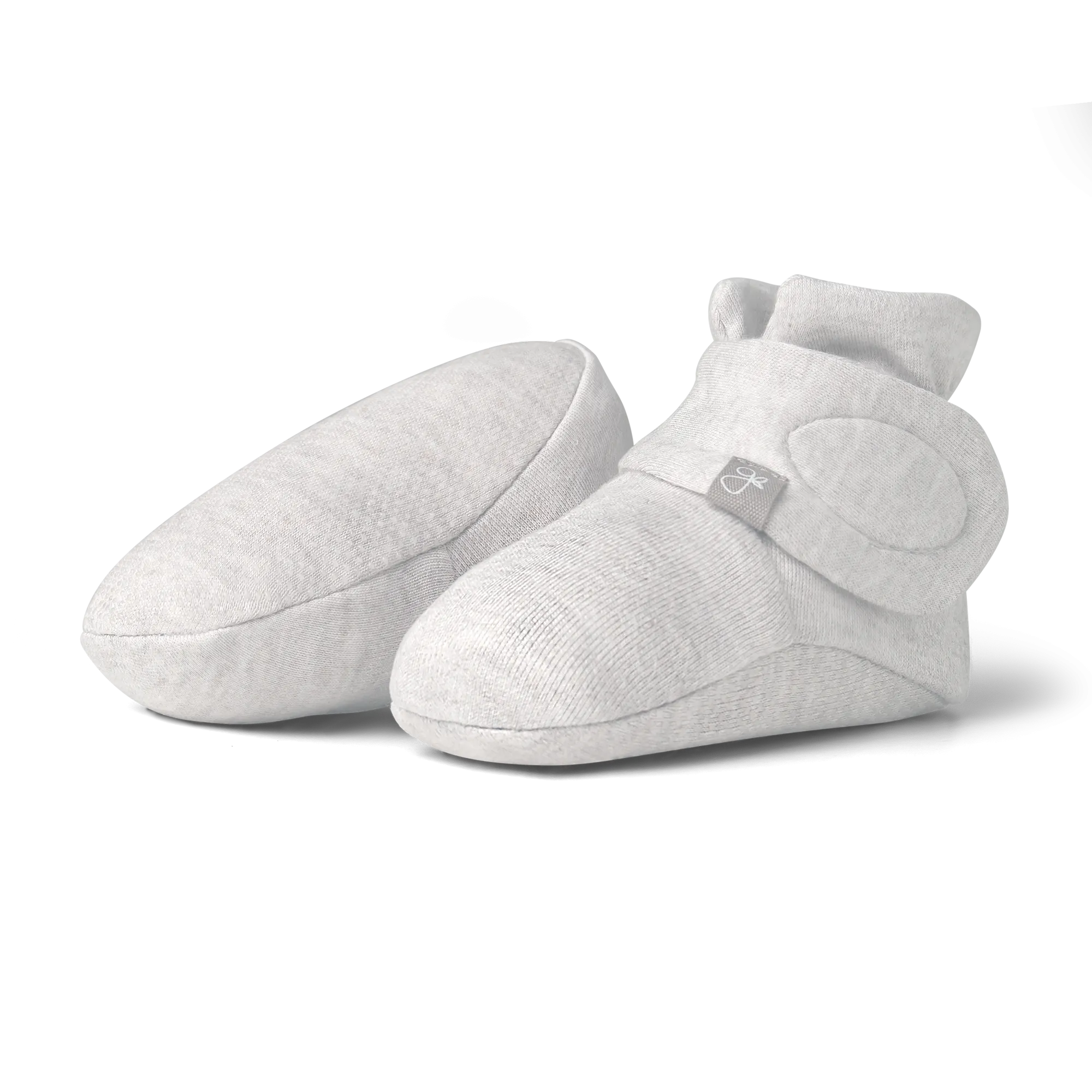 Viscose Bamboo   Organic Cotton Baby Boots - Storm Gray: 0-3M
