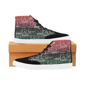 WHITE ALLEAUXVER WOMEN'S HI-TOP SHOES