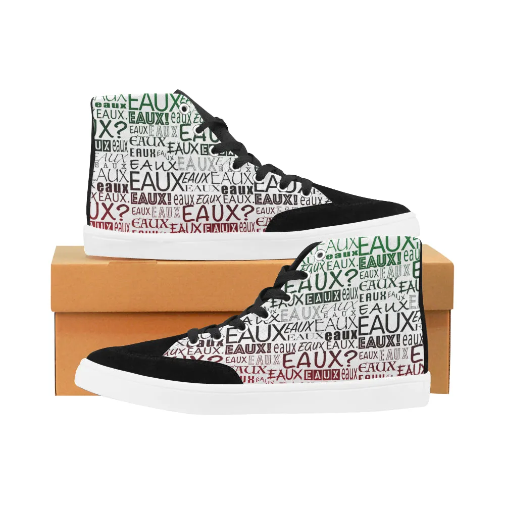 WHITE ALLEAUXVER WOMEN'S HI-TOP SHOES