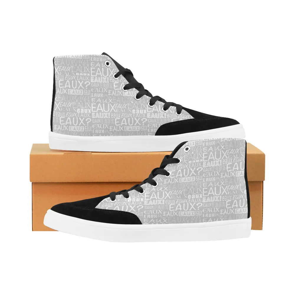 WHITE ALLEAUXVER WOMEN'S HI-TOP SHOES