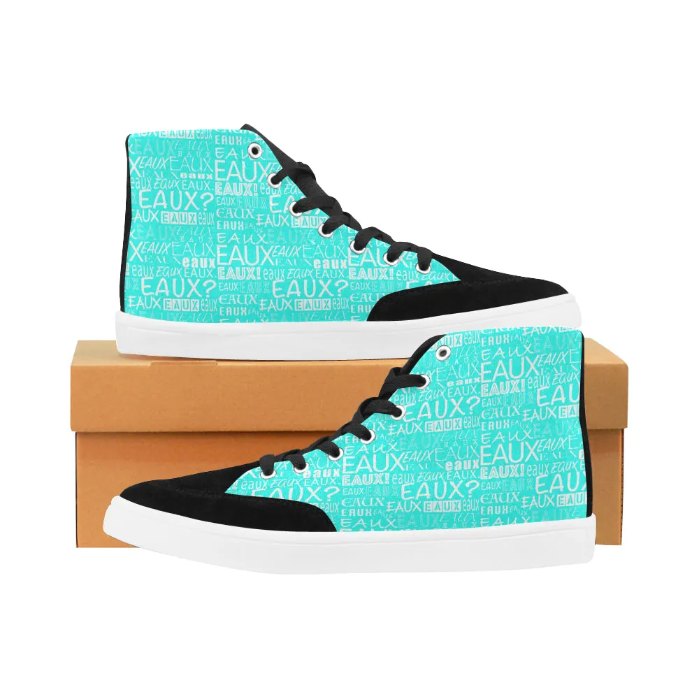 WHITE ALLEAUXVER WOMEN'S HI-TOP SHOES