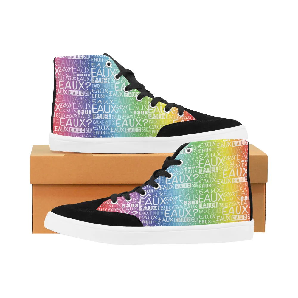 WHITE ALLEAUXVER WOMEN'S HI-TOP SHOES