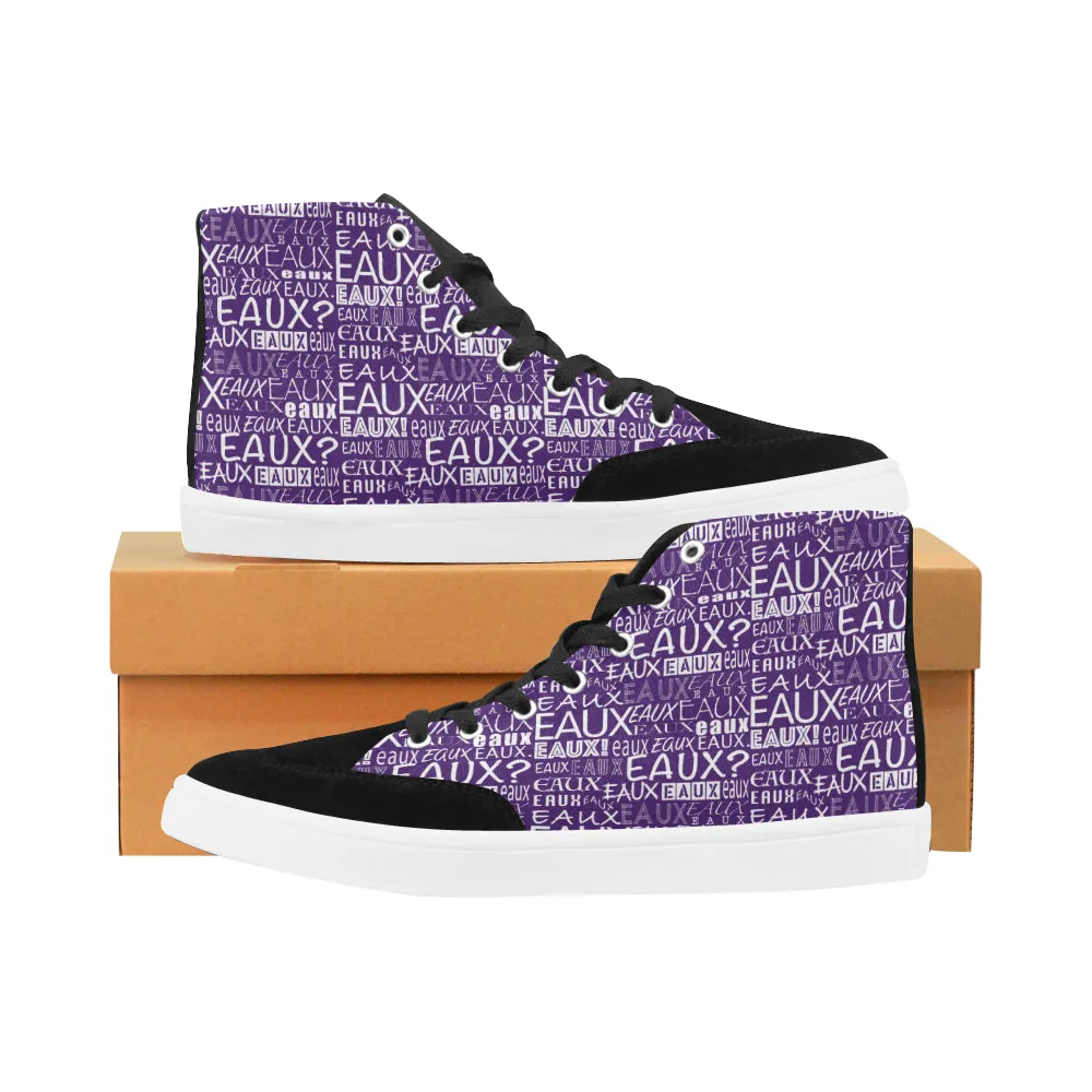 WHITE ALLEAUXVER WOMEN'S HI-TOP SHOES